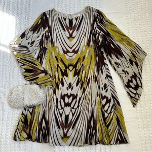 Anthropologie Leifsdottir Sarita A-Line Silk Dress Size 2